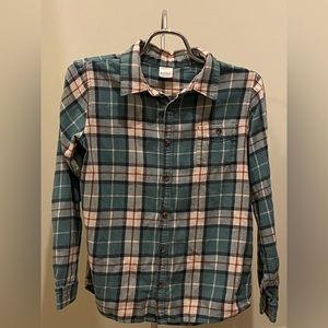 Hanna Andersson girls green flannel